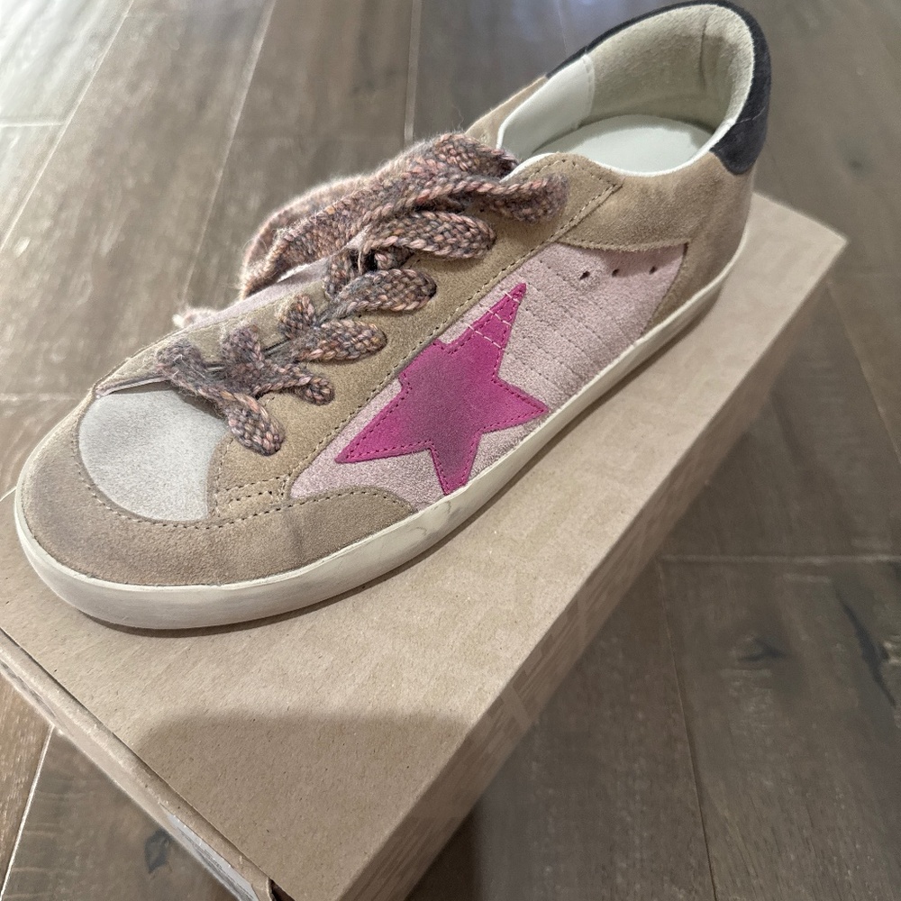Golden Goose super- star penstar double quarter Suede